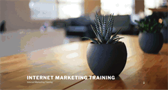 Desktop Screenshot of internetmarketingtraining.info